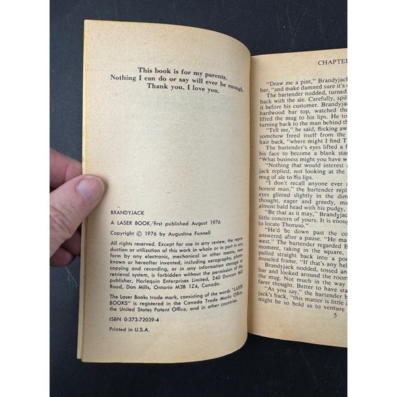 Brandyjack Science Fiction Laser Books 39 Augustine Funnell Paperback 1976 - Picture 3 of 8